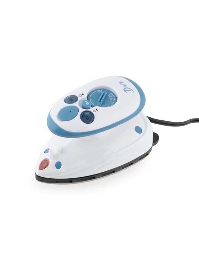 Dritz Notions 653380 Mighty Travel Steam Iron, White - Image 1